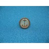 Bouton ancre blanc cuivre 18mm