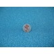 Bouton ancre rouge sur imitation nacre 12mm