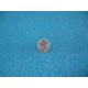 Bouton ancre rouge sur imitation nacre 12mm