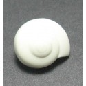 Bouton escargot crème 16mm