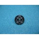 Bouton ancre marine blanc satiné 18mm