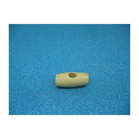 Bouton buchette buis naturel 23mm