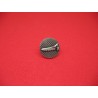 Bouton scie métallisé vieil argent 18mm