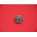 Bouton tournevis métallisé cuivre 18mm