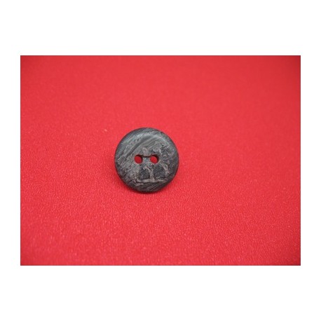 Bouton imitation corne anthracite 18mm