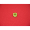 Bouton carré vert anis 12mm