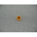 Bouton lentille délavée orange 10mm