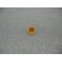 Bouton lentille délavée orange 10mm