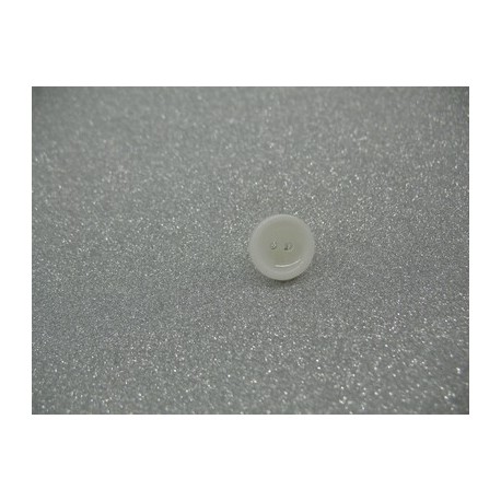 Bouton lentille délavée blanc cassé 12mm