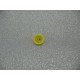 Bouton lentille délavée jaune 10mm