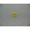 Bouton lentille délavée jaune 10mm