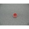 Bouton lentille délavée rose 12mm