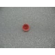 Bouton lentille délavée rouge 10mm