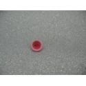 Bouton lentille délavée framboise 10mm