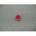 Bouton lentille délavée framboise 12mm