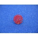 Bouton inclusion éponge rouge 18mm