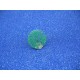 Bouton inclusion éponge vert émeraude 18mm