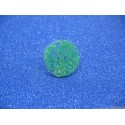 Bouton inclusion éponge vert émeraude 23mm