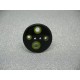 Bouton seventies noir olive 32mm