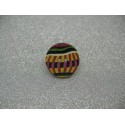 Bouton pate fimo africa verni 20mm