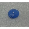 Bouton ovale soleil  semi translucide gitane 15mm