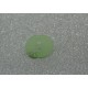 Bouton ovale soleil semi translucide vert d’eau 15mm