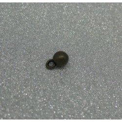 Bouton boule métal vieil or 5mm