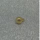 Bouton boule métal or 5mm