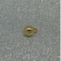 Bouton boule métal or 5mm