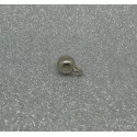 Bouton boule métal nickel 5mm