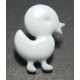 Bouton poussin blanc b18