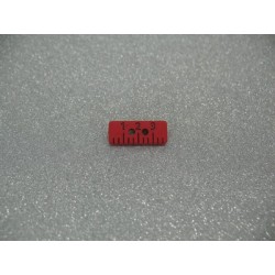 Bouton règle rouge 20mm