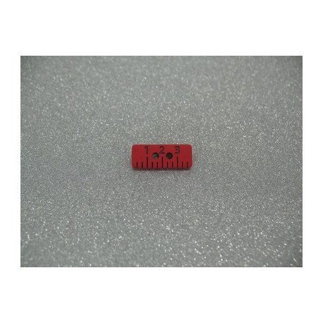 Bouton règle rouge 20mm