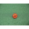 Bouton empreinte patte rouge 12mm