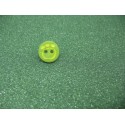 Bouton empreinte patte vert anis 12mm