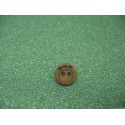 Bouton empreinte patte noisette 12mm