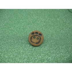 Bouton empreinte patte noisette 15mm