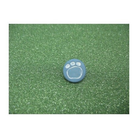 Bouton empreinte patte ciel 12mm