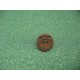 Bouton empreinte patte marron 15mm