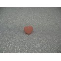 Bouton cœur rose 12mm