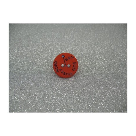 Bouton NSEO orange 18mm