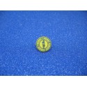 Bouton boussole jaune 15mm