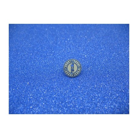 Bouton boussole gris bleu 12mm