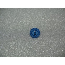 Bouton boussole bleu 12mm