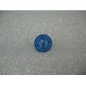 Bouton boussole bleu 15mm