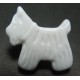 Bouton chien blanc 17 mm b18