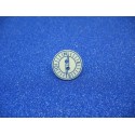 Bouton boussole écru 18mm