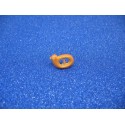 Bouton canard orange verni émaillé 15mm