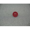 Bouton pointillé délavé rouge 15mm