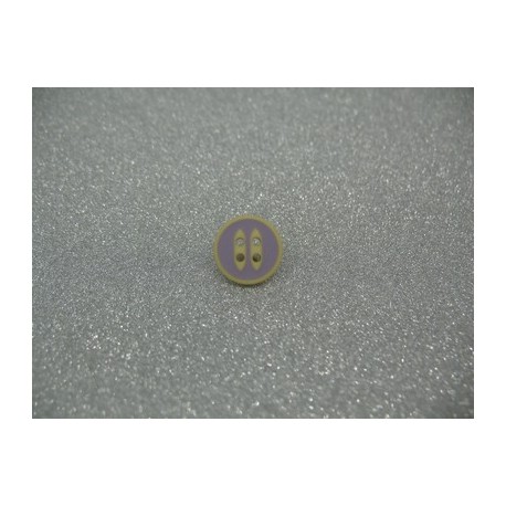 Bouton cannette beige lavande 12mm